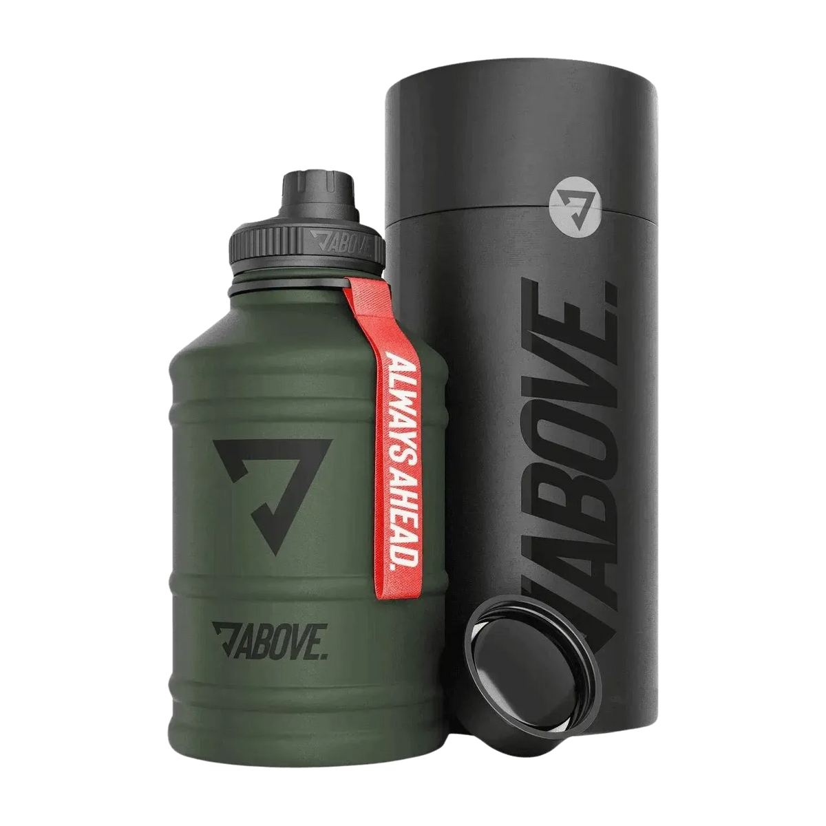 ABOVE. Edelstahl Trinkflasche | 2200ml Olive