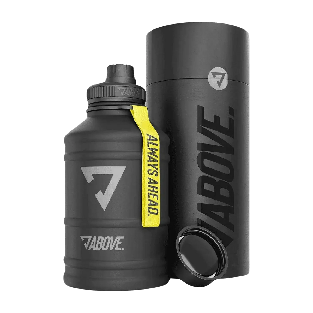 ABOVE. Edelstahl Trinkflasche | 2200ml Schwarz