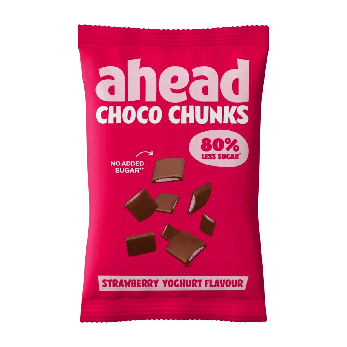 Ahead Chocolate Chunks | 150g Strawberry Yogurt Chocolate 150g