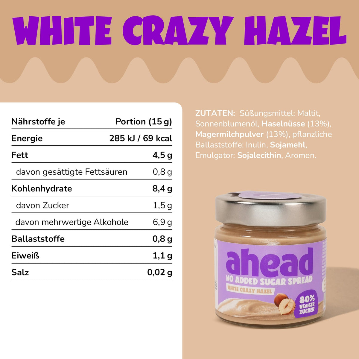 Ahead Crazy Nuss Creme | 200g