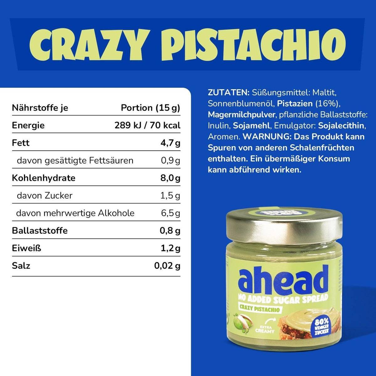 Ahead Crazy Nuss Creme | 200g