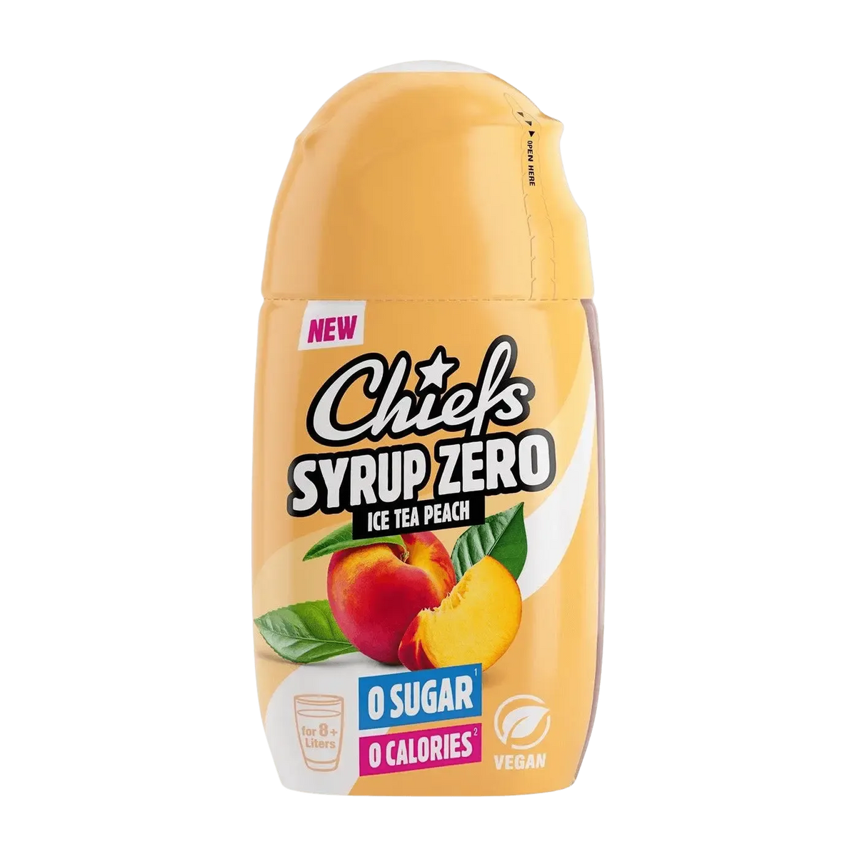 Chiefs Sirop Zéro | 65 ml Ice Tea Peach