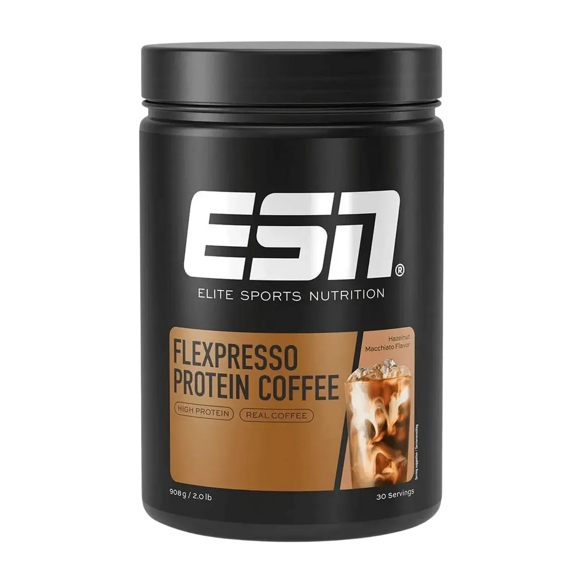 ESN FLEXPRESSO Protein Coffee | 908g Hazelnut Macchiato