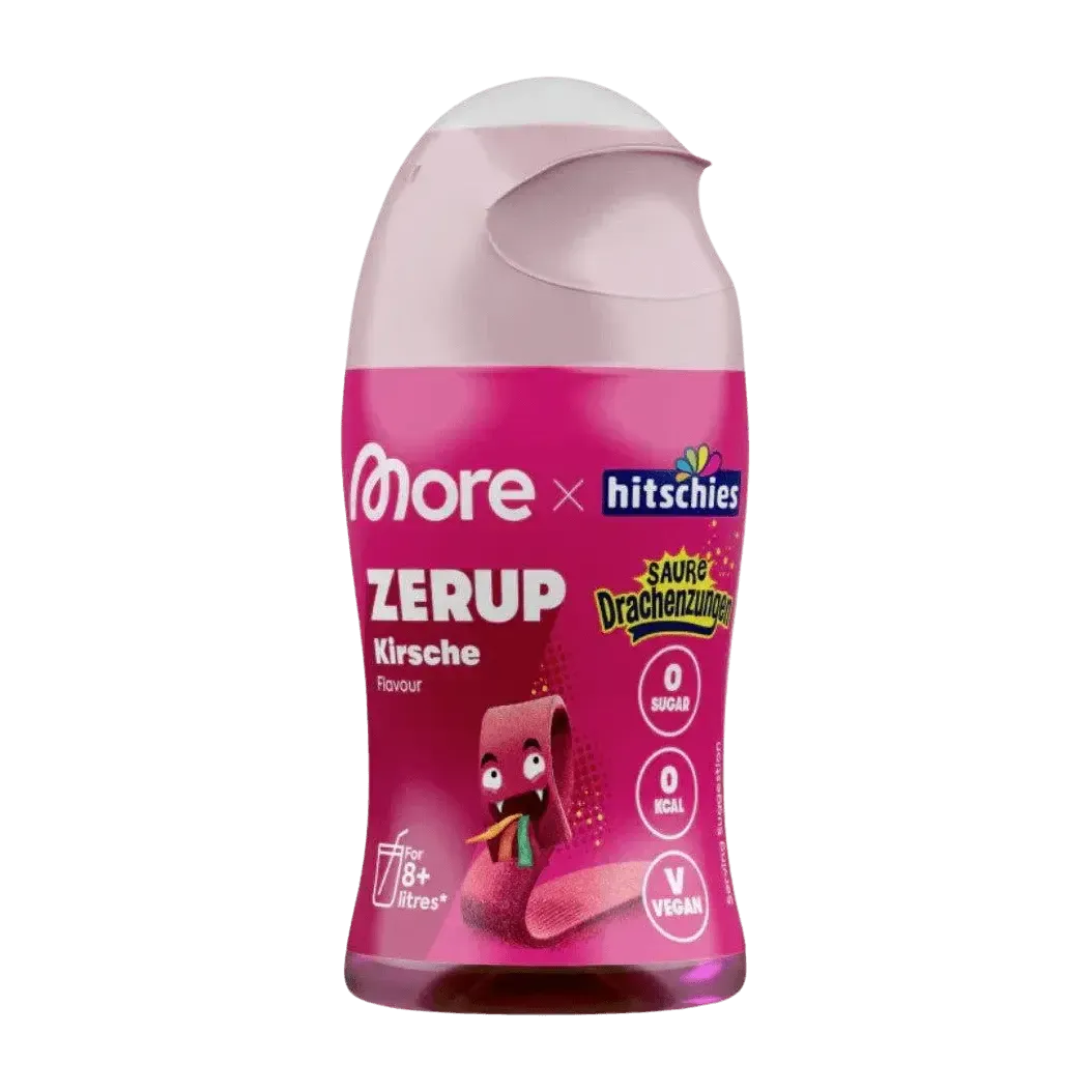More Nutrition Zero Sirup | 65ml Hitschies Kirschrot