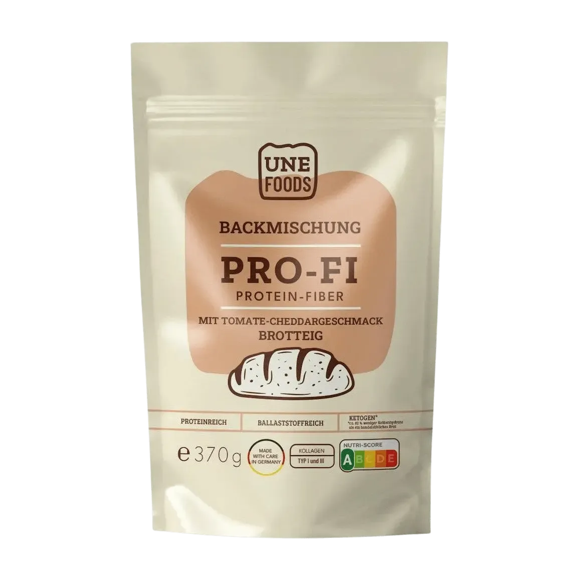 Unefoods Low-Carb Protein-Brotbackmischung | 370g