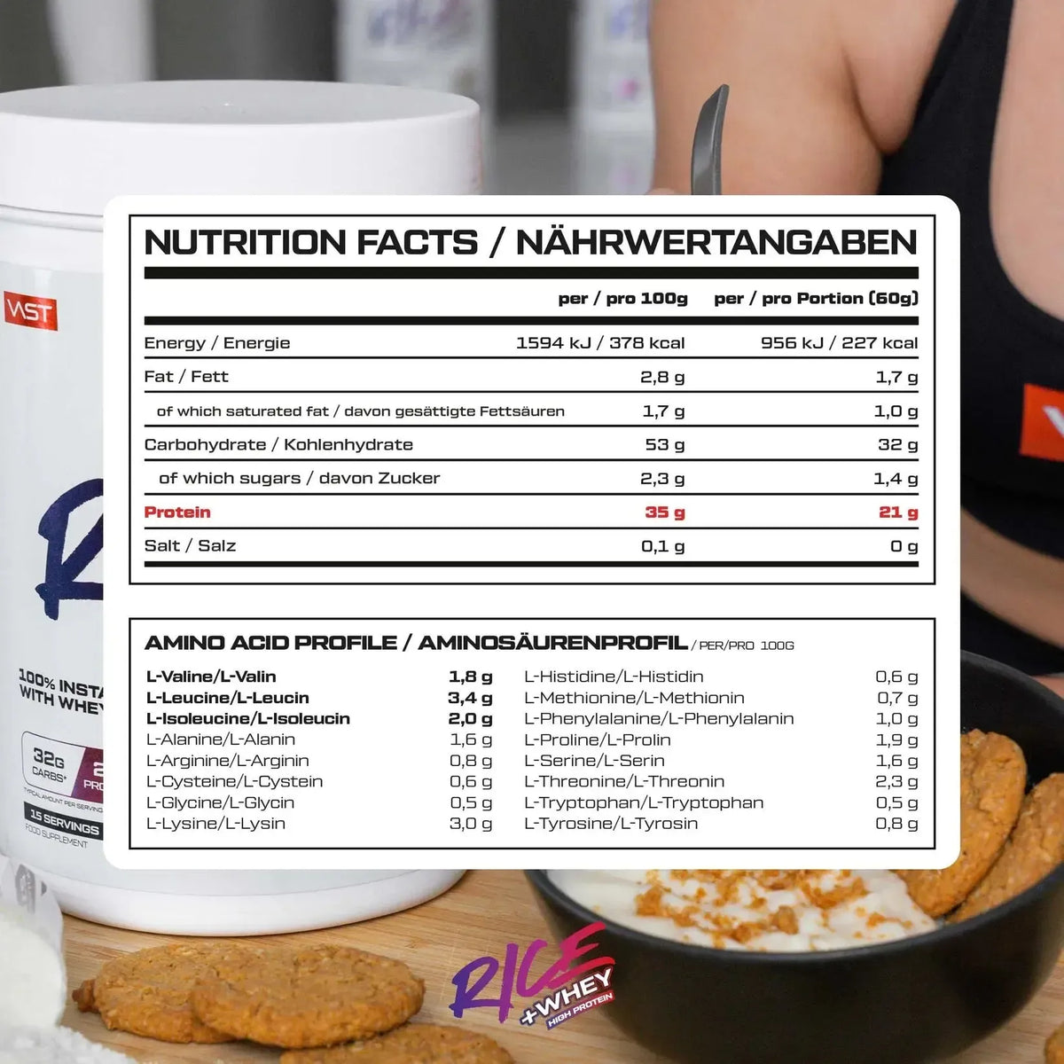 VAST Rice + Whey | 900g