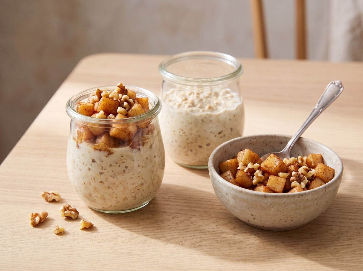 Die Oats kurz umrühren, bei Bedarf mit etwas Milch lockern, mit dem...